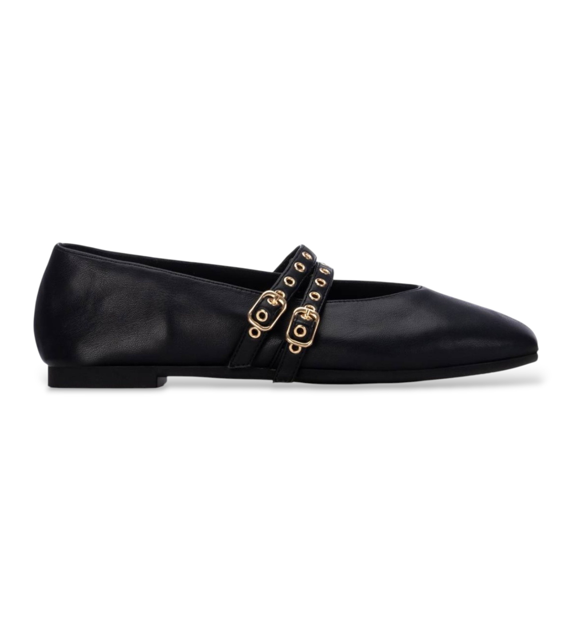 Xti für Damen. 14640501-NEGRO Ballerinas 146405 schwarz (36), Wohnung, Schnalle, Lässig
