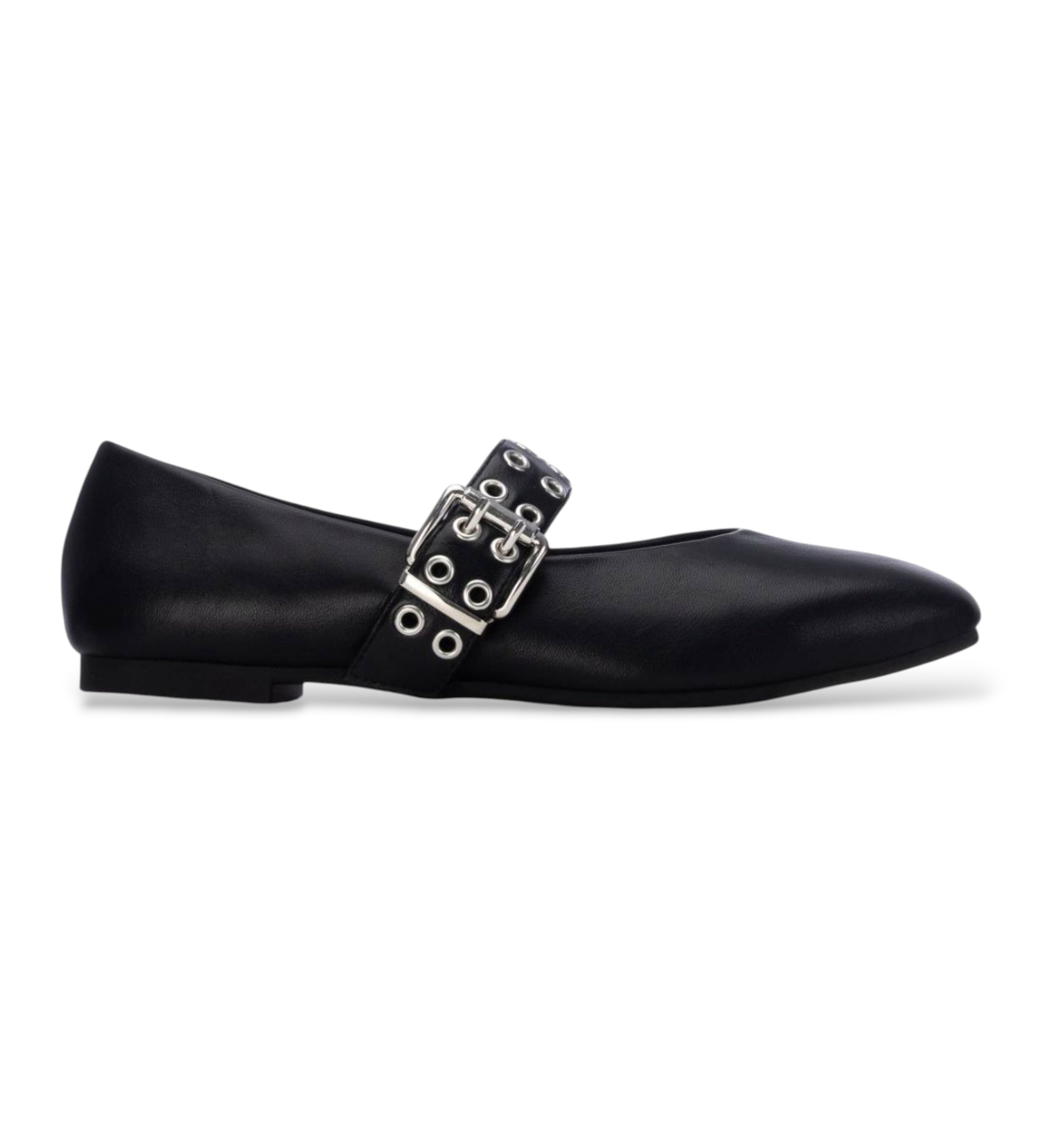 Xti für Damen. 14640701-NEGRO Ballerinas 146407 schwarz (36), Wohnung, Schnalle, Lässig