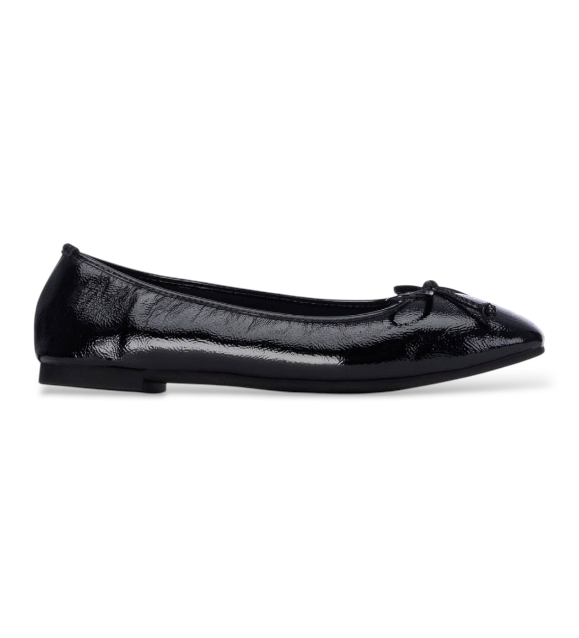 Xti für Damen. 14641301-NEGRO Ballerinas 146413 schwarz (40), Wohnung, Keine, Lässig, Klassisch, Lackleder