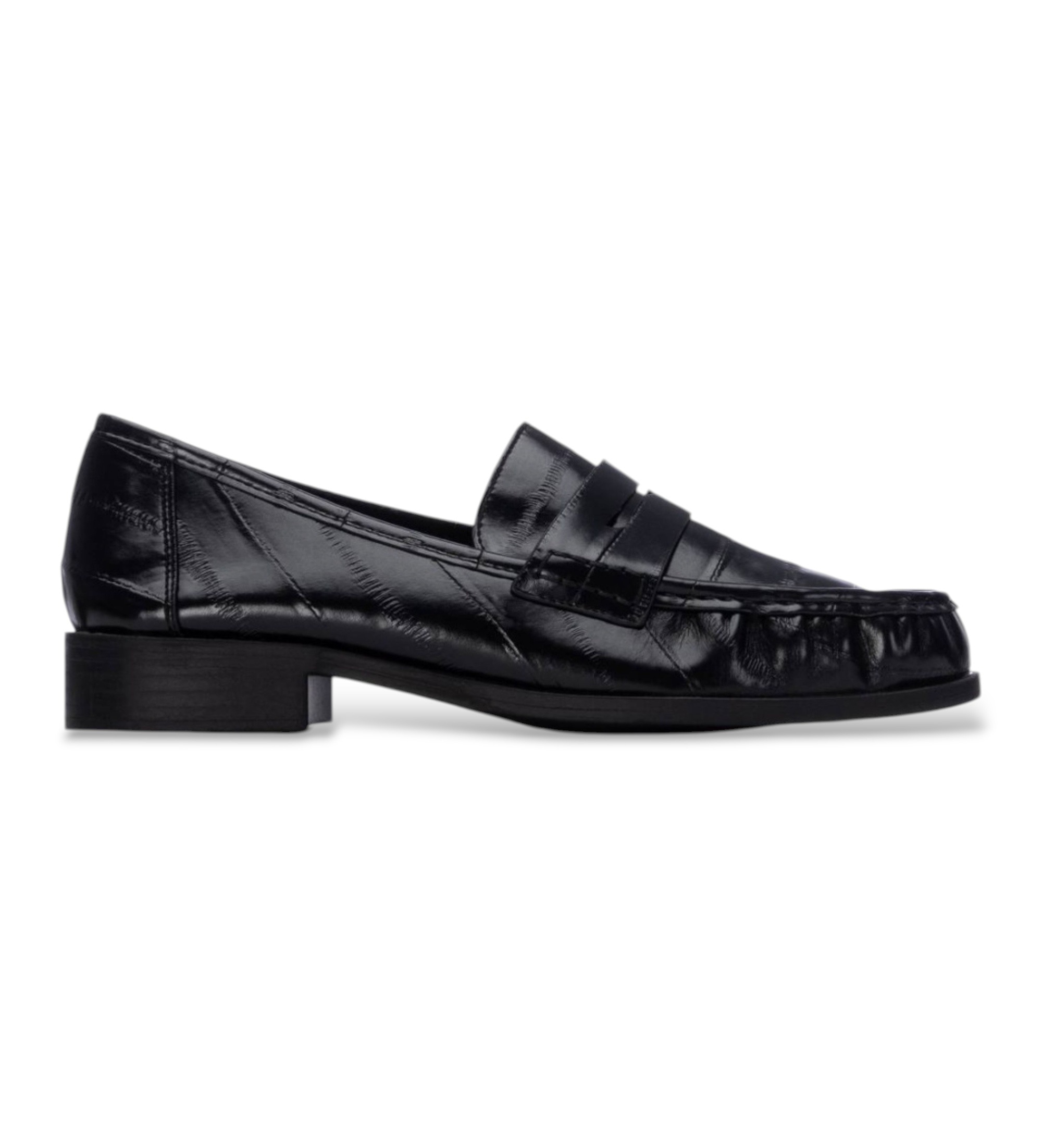 Xti für Damen. 14643001-NEGRO Mokassins 146430 schwarz (37), 1 bis 3 cm, Keine, Lässig, Klassisch