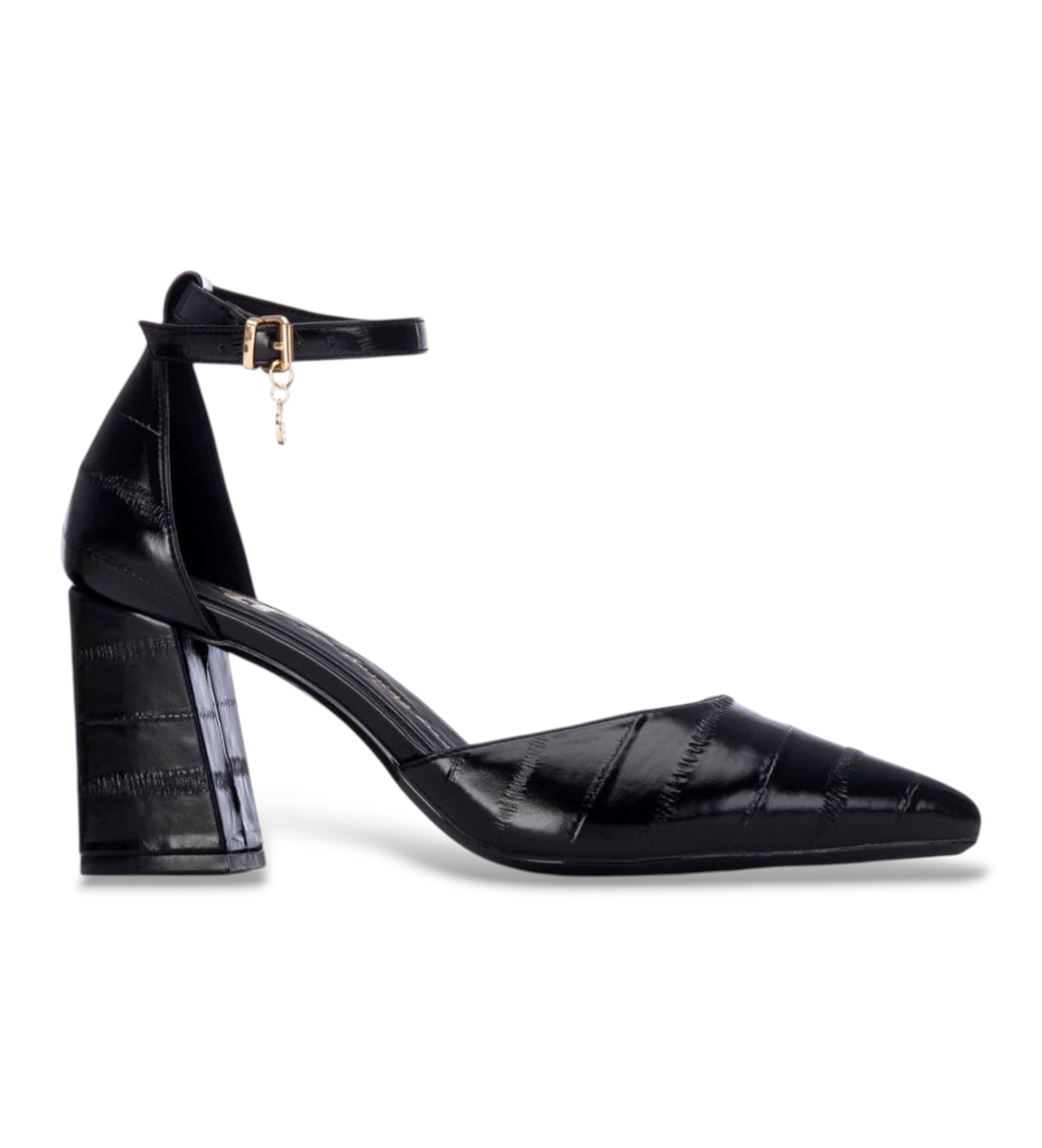 Xti für Damen. 14644102-NEGRO Schuhe 146441 schwarz (41), 5 bis 8 cm, Schnalle, Lässig, Klassisch