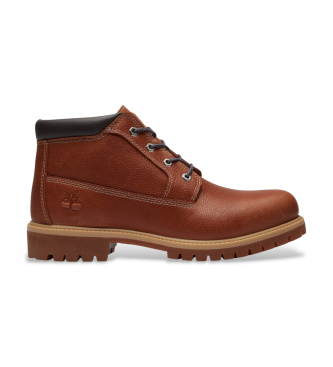 Timberland para hombre. TB0A6DVDAAD1 Botines de Piel chukka impermeable Road Trip Premium marrón (41.5), Plano, Cordones, Casual, Outdoor
