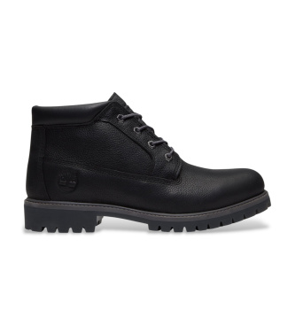 Timberland para hombre. TB0A6DVDEL21 Botines de Piel chukka impermeable Road Trip Premium negro (45), Plano, Cordones, Casual, Outdoor