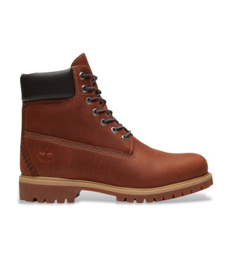 Timberland para hombre. TB0A6G1RAAD1 Botas de Piel impermeables 6-Inch Road Trip Premium marrón (43 W), Plano, Cordones, Casual