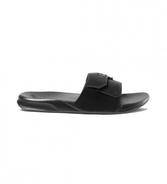 Reef para hombre. RF0A3YMJ Chanclas Stash Slide negro (39), Plano, Ninguno, Casual, Beachwear