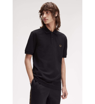 Fred Perry para hombre. M6000 Polo Plain negro (S), Casual, Algodón, Manga corta
