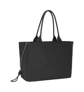 TOUS para mujer. 2002138051 Bolso Shopper L. Tous Roomy Negro (OSFA), Casual, Poliéster Reciclado, Sostenible