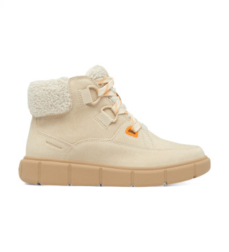 Sorel para mujer. 2077961292 Botines de Piel Explorer III beige (39), Plano, Cordones, Casual