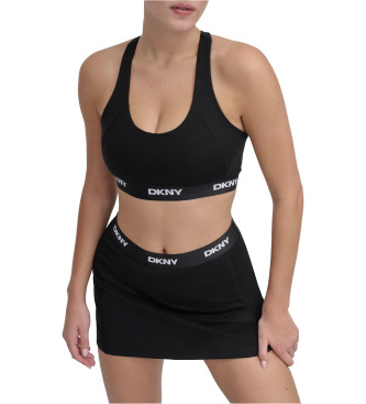 DKNY para mujer. DP5T1184 Sujetador Sport negro (XS), Deportivo, Multideporte, Poliéster