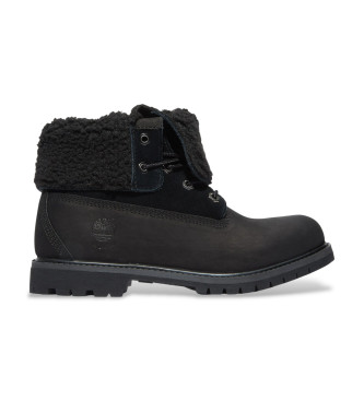 Timberland Botas de piel Authentic Mid Warm negro (36 W)