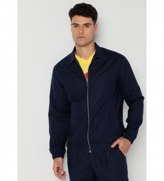 Victorio & Lucchino, V&L para homem. Casaco com fecho de correr azul-m