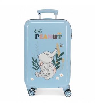 Joumma Bags. Antes da mala de cabina Bloom Dumbo azul duro de lado -34