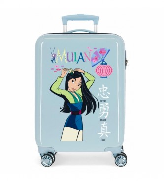 Joumma Bags. Mala de Cabine Mulan Princess Celebration azul rÃ­gido -3
