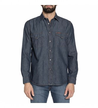 Carrera Jeans para homem. Camisa de ganga 205-1005A marinha Carrera Je