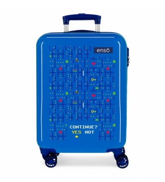 Joumma Bags para criança. Caixa rÃ­gida de cabina azul Enso Gamer -38x