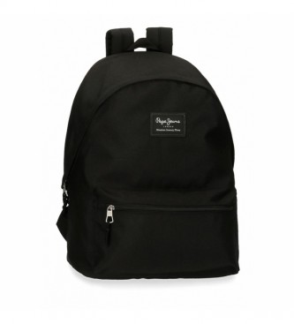 Pepe Jeans unisex para niños. 6332421 Mochila 6332421 negro -31x44x17.5cm - (OSFA), Casual, Poliéster, moda infantil