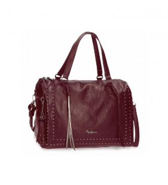 Pepe Jeans para mujer. Bolso Chic granate -34x23x17cm- Pepe Jeans