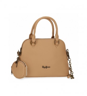 Pepe Jeans para mujer. Bolso Bianca beige -25 x 18 x 9 cm- Pepe Jeans