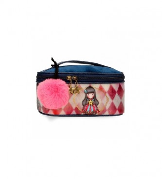 Joumma Bags. Saco de banho Gorjuss Moon Buttons rosa, azul -22x10x10cm