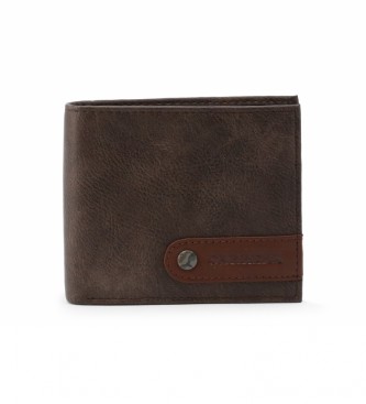 Carrera Jeans para hombre. Cartera de piel CATCHER_CB5597 brown