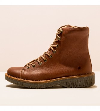 EL NATURALISTA para mujer. Botines de piel N5572 Volcano cuero