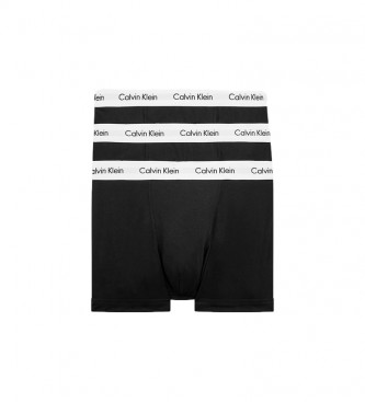 Calvin Klein para hombre. Pack de 3 Boxers Trunk negro Calvin Klein