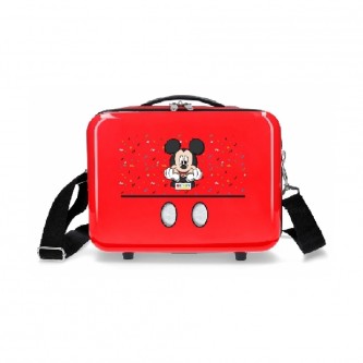 Joumma Bags unisex para niños. 2423921 Neceser Mickey rojo (OSFA), Cremallera, Casual, Sintético, ABS/Policarbonato, moda infantil, Joumma B