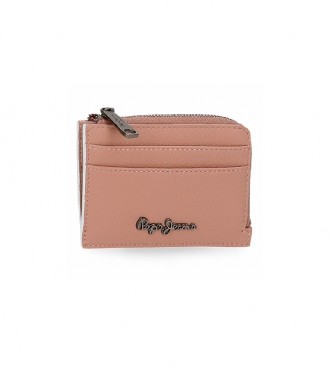 Pepe Jeans para mujer. Monedero Jeny rosa -11,5x8x1,5cm- Pepe Jeans