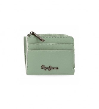 Pepe Jeans para mujer. Monedero Jeny verde -11,5x18x1,5cm- Pepe Jeans