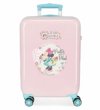 Joumma Bags para niña. 2411721 Maleta de Cabina Minnie Florals rosa -38x55x20cm- (OSFA), Casual, ABS/Policarbonato, moda infantil, Joumma Ba