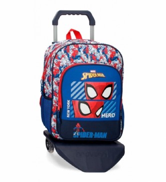Joumma Bags. Mochila Spiderman Hero azul -33x44x13,5cm- Joumma Bags