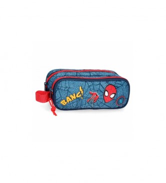 Joumma Bags. Estuche Spiderman azul -23x9x7cm- Joumma Bags