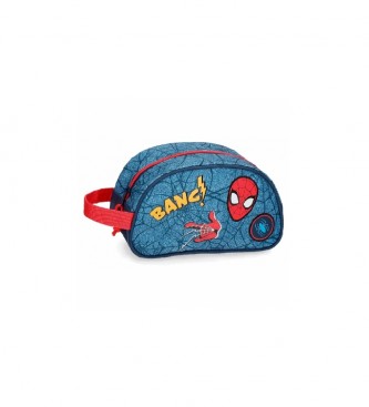 Joumma Bags. Neceser Spiderman azul -24x14x10cm- Joumma Bags