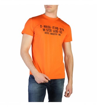Diesel para hombre. Camiseta T-DIEGO_S2 naranja Diesel