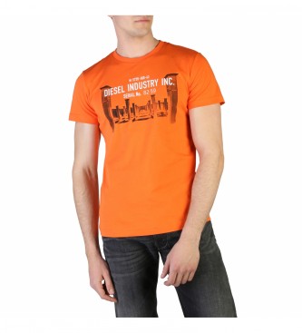 Diesel para hombre. Camiseta T-DIEGO_S13 naranja Diesel
