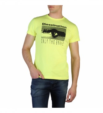 Diesel para hombre. Camiseta T-DIEGO_J4 amarillo Diesel