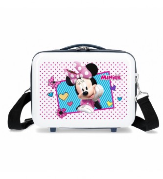 Joumma Bags unisex para niños. 2393964 Neceser ABS Minnie Joy Adaptable blanco (OSFA), Azul, Casual, ABS/Policarbonato, Marino, moda infanti