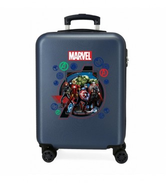Joumma Bags unisex para niños. 2461121 Maleta de Cabina Marvel On the Warpath rígida -38x55x20cm- (OSFA), Azul, Casual, ABS/Policarbonato, m