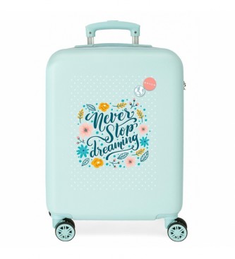 Movom unisex. 3521121 Maleta de Cabina Never Stop Dreaming rígida 55cm turquesa (OSFA), Azul, Casual, ABS/Policarbonato, Movom outlet 2024.