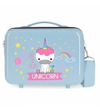 Joumma Bags unisex para niños. 4743966 Neceser ABS Roll Road Little Me Unicorn azul (OSFA), Casual, ABS/Policarbonato, moda infantil, Joumma