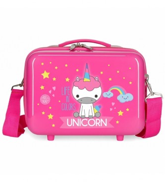 Joumma Bags unisex para niños. 4743967 Neceser ABS Roll Road Little Me Unicorn Rosa (OSFA), Casual, ABS/Policarbonato, moda infantil, Joumma