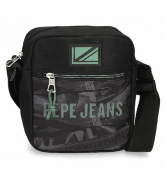 Pepe Jeans. Bandolera Davis negro Pepe Jeans