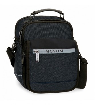 Movom unisex. 5175821 Bandolera Trimmed Múltiples Compartimentos azul marino (OSFA), Casual, Poliéster, Movom outlet 2024.