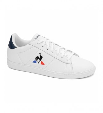 Le Coq Sportif para hombre. Zapatillas de piel Courtset blanco