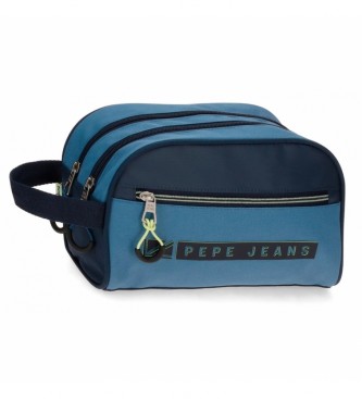 Pepe Jeans. Neceser Duncan Dos Compartimentos Adaptable azul