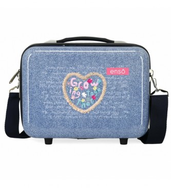 Enso unisex para niños. 9373921 Neceser ABS Together Growing Adaptable azul -29x21x15cm- (OSFA), Casual, Sintético, ABS/Policarbonato, moda
