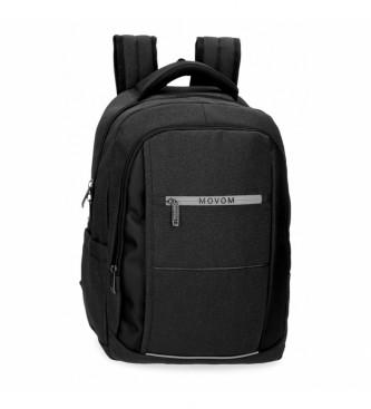 Movom unisex. 5172322 Mochila para Portátil 15,6´´ Trimmed Dos compartimentos negro (OSFA), Casual, Poliéster, Movom outlet 2024.