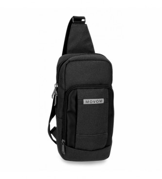 Movom unisex. 5175922 Bandolera Cruzada Trimmed negro (OSFA), Casual, Poliéster, Movom outlet 2024.