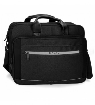 Movom unisex. 5176622 Maletín Portaordenador Trimmed negro (OSFA), Casual, Poliéster, Movom outlet 2024.