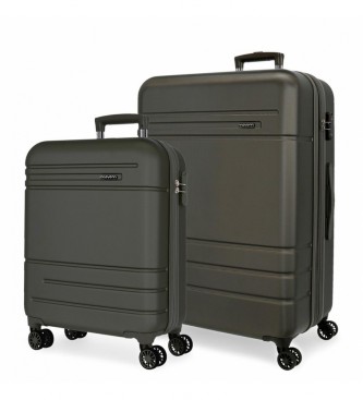Movom unisex. 5989561 Juego de maletas rígidas 55-68cm Galaxy gris antracita (OSFA), Negro, Casual, Sintético, ABS/Policarbonato, Grande, Ca